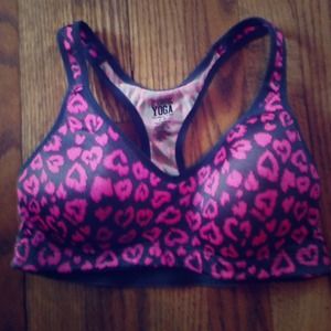 PINK yoga sports bra