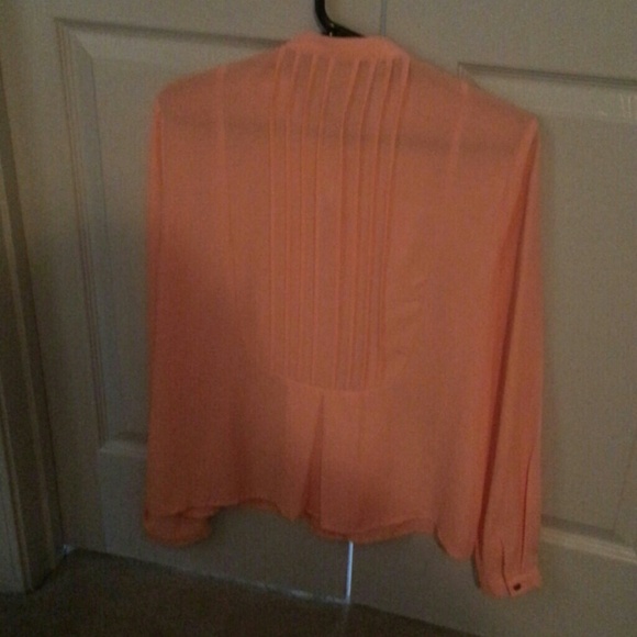 SOLD.....Sheer peach top