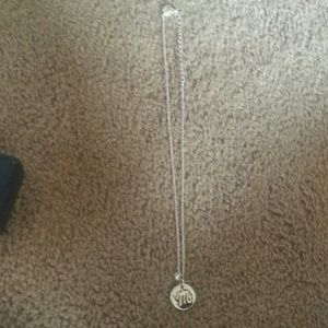 Silver scorpio necklace