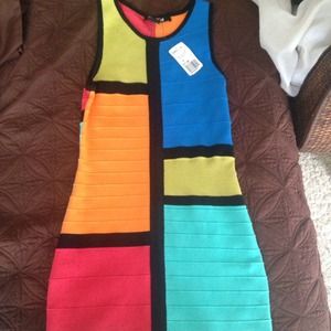Color block dress