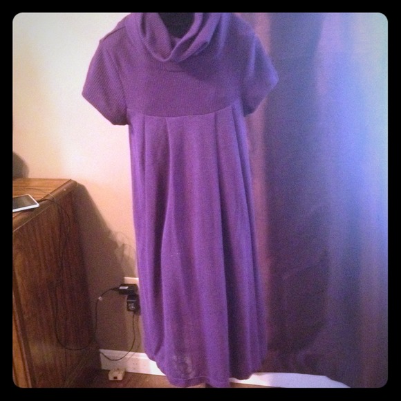 Purple bell dress