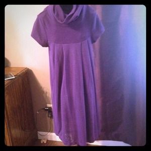 Purple bell dress