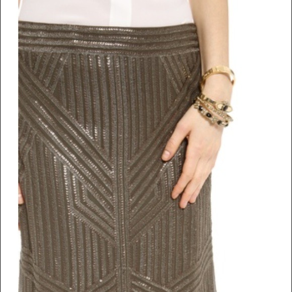 Patterned sequins Rachel Zoe skirt. - Picture 2 of 3
