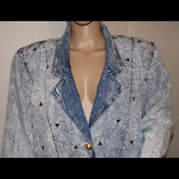 Totally Retro 80's Denim Jacket - Picture 2 of 3