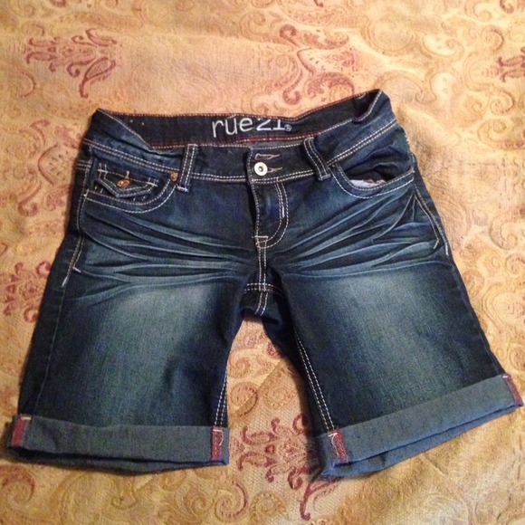 Denim shorts