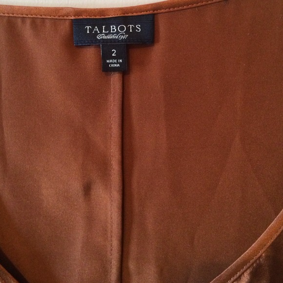 Talbots 100%silk blouse - Picture 2 of 4