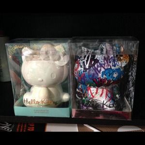 HELLO KITTY Makeup Brushes (BUNDLE) w: JC Bracelet