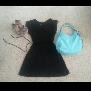 SOLD: H&M Black Casual Shirt Dress