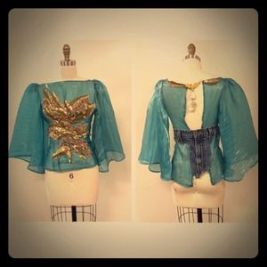 Sheer Fashion Blouse
