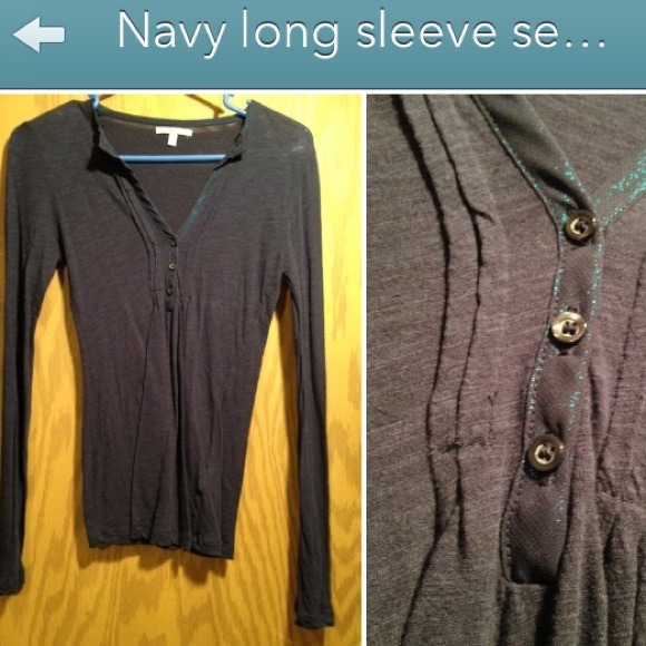 Navy long sleeve