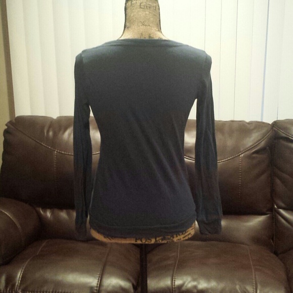 Dark blue leopard  shirt(available for bundles onl - Picture 4 of 4