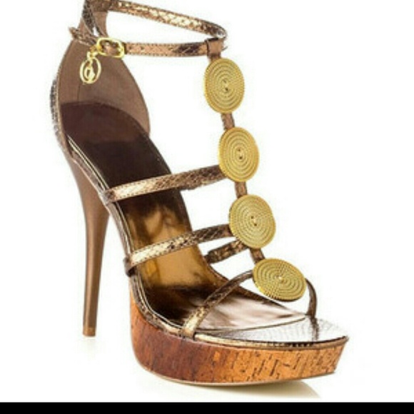Baby Phat Bronze Heels
