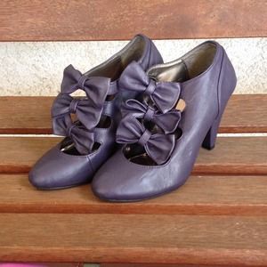 ❌SOLD❌ Purple Bow Booties