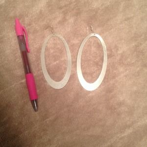 Free with purchase! Large oval earrings