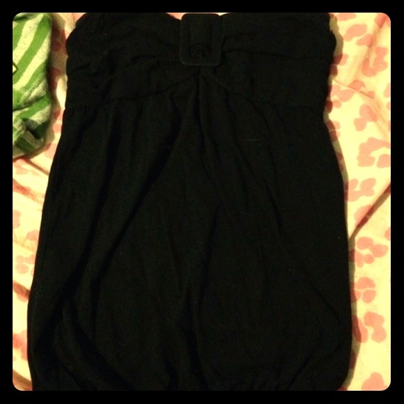 Strapless cute top
