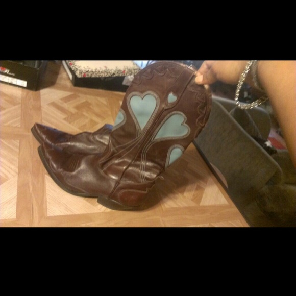 leather cowboy boots (price reduced)