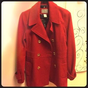 Red Wool Coat