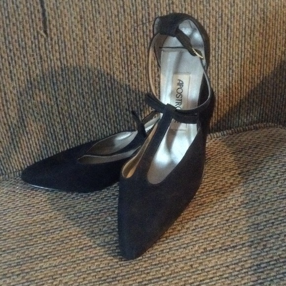Heels in black soft leather - Picture 1 of 1