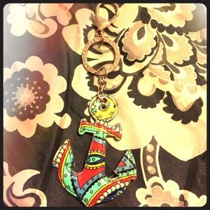 Anchor keychain Vera Bradley and Nollie flower tee