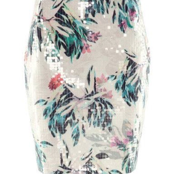 Brand New H&M Sequin Pencil Skirt