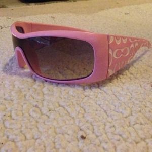 Pink coach sunglasses