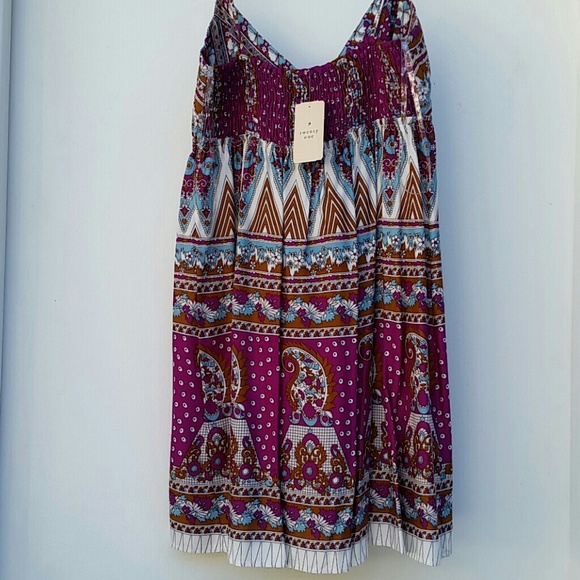 Beaded Strap Tunic Dress - Picture 3 of 4