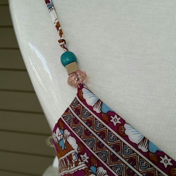 Beaded Strap Tunic Dress - Picture 4 of 4