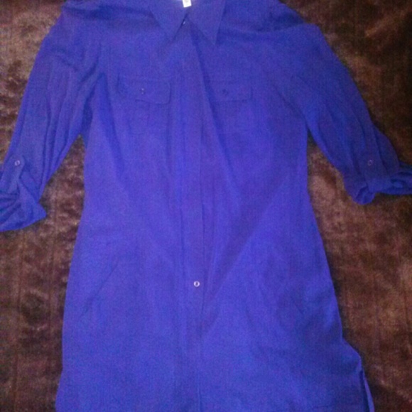 Kardashians for Bebe blue slightly worn romper