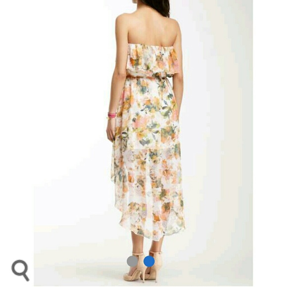 NWOT Romeo and Juliet Couture Floral Hi Lo Dress - Picture 3 of 3