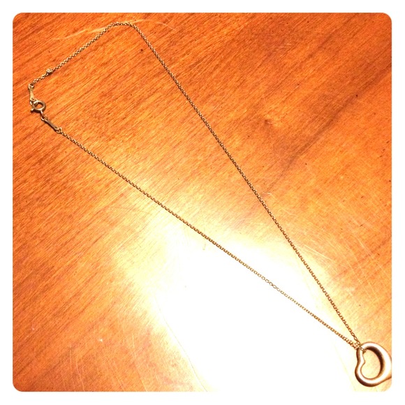 Tiffany & Co Elsa Peretti Open Heart Necklace - Picture 2 of 4