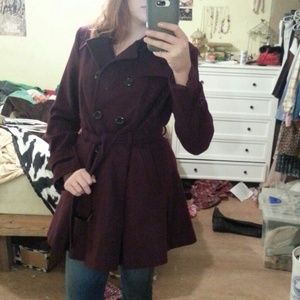 Victoria's secret moda long skirted peacoat 14