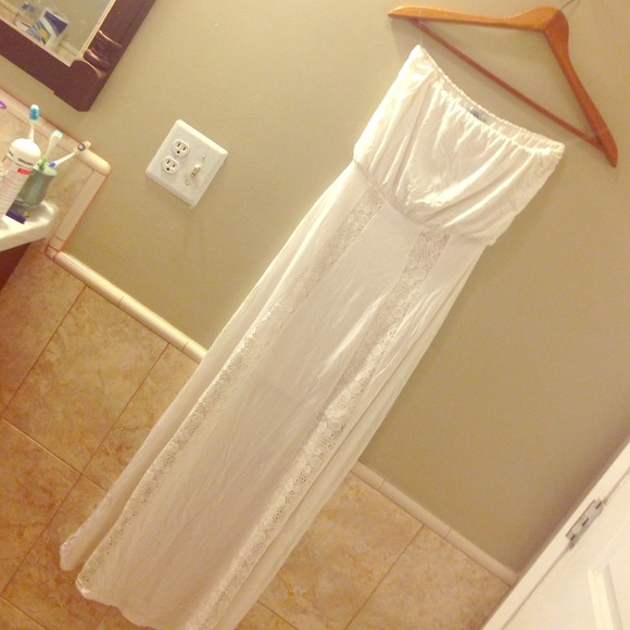 Charlotte Russe White Long Dress