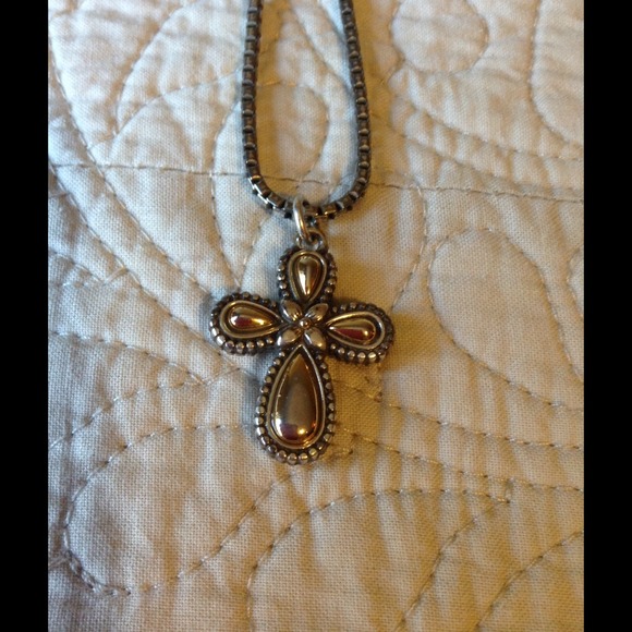 Hold for Estrada31 Brighton silver Cross Necklace