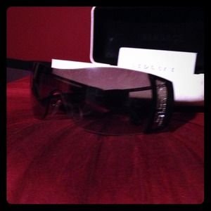 Versace shield sunglasses