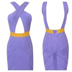 Lilac Bandage Dress