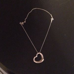 Tiffany Open Heart 16in Necklace