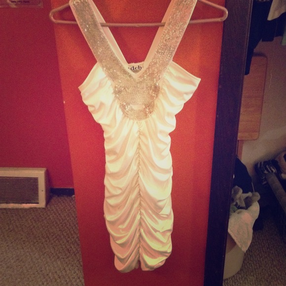 White tight dress