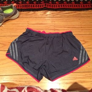Adidas athletic shorts & shoes & Nike top