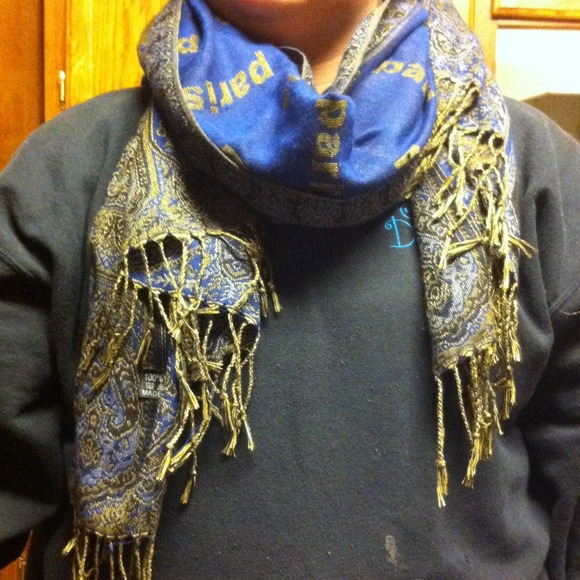 Vintage "Paris" scarf. Actually from Paris.