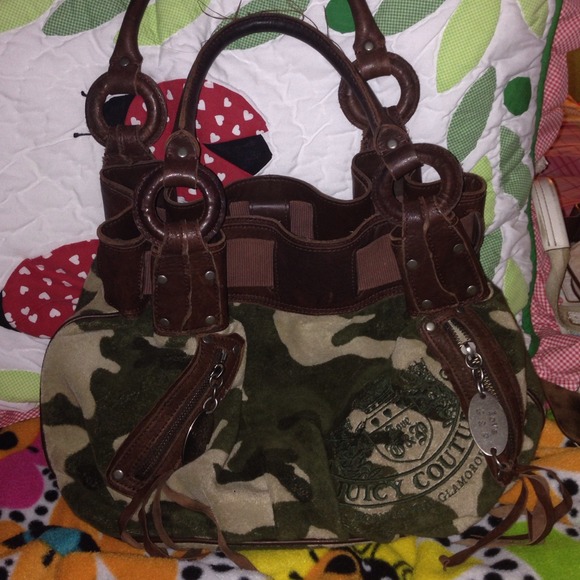 Authentic Camouflage Juicy Couture Handbag