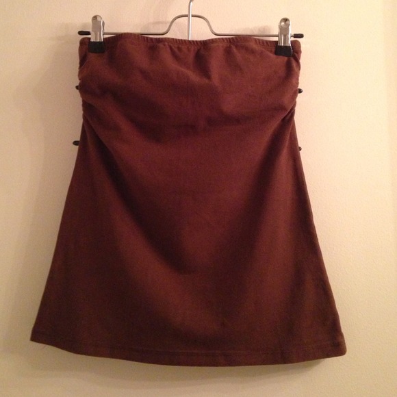 Dark Chocolate Tube Top - Size S