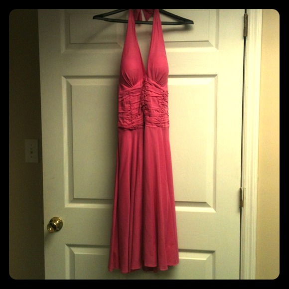 Hot Pink Party Dress - Picture 1 of 4