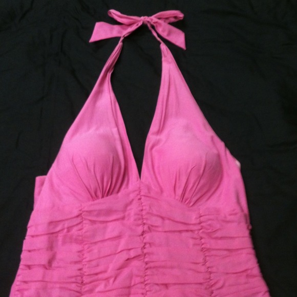 Hot Pink Party Dress - Picture 2 of 4