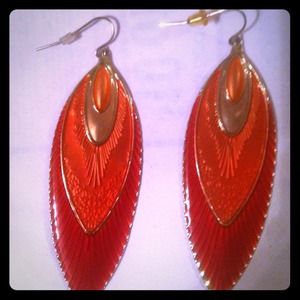 Hanging earrings