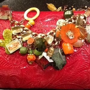 Vintage 'Everything but the kitchen sink bracelet'