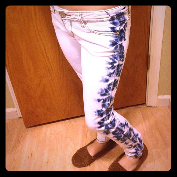 Tie-dye jeans