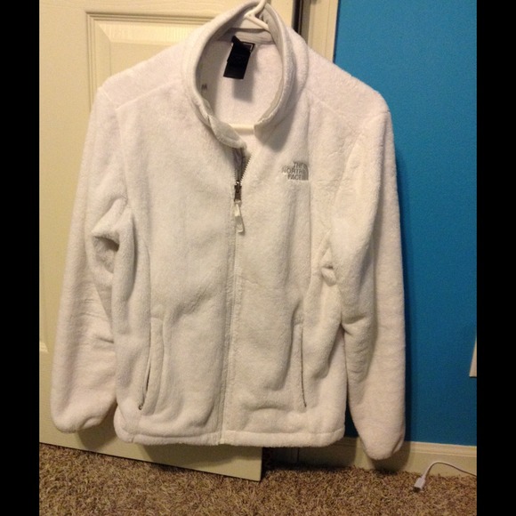 ❌SOLD❌White North Face Fleece Jacket