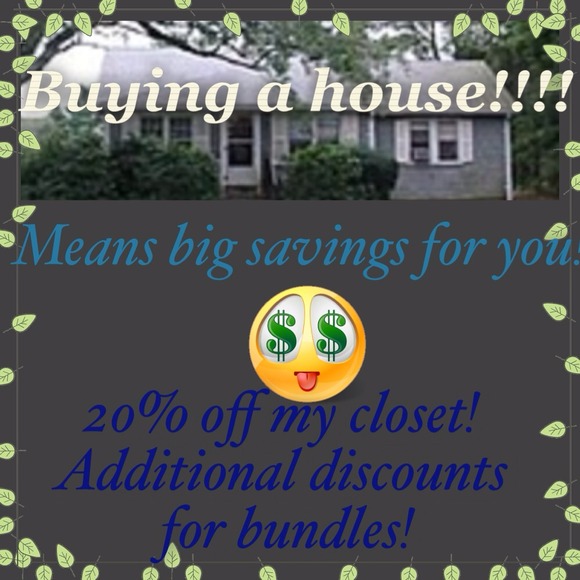 Moving sale!!! Buying a house = 20% off!!!