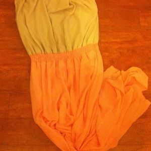 Pink and beige Romper size 3x