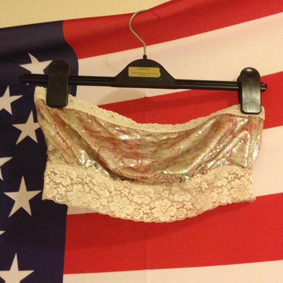 SPARKLY/METALLIC bandeau!😍